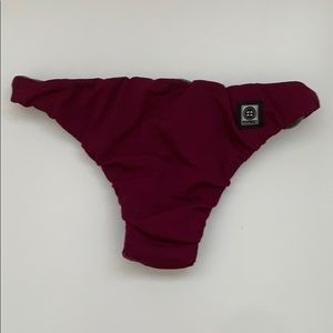 Jolyn Small Maroon Cheeky Bikini Bottom!